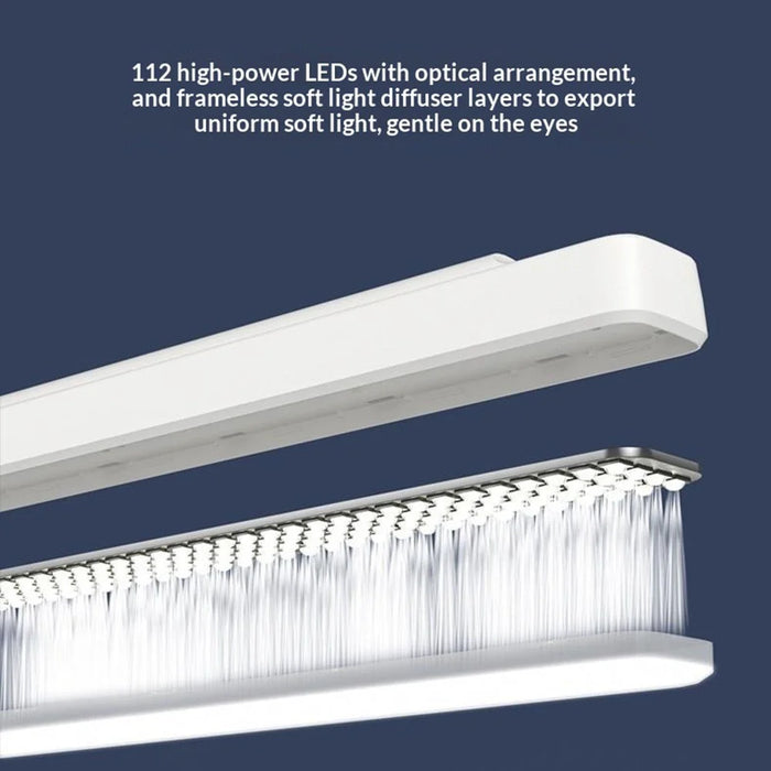 T6 360° Rotatable Desk Lamp Eye Protection Foldable Clip-On Extended Arm Light for Reading Writing - White - 5