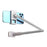 X6 Multi-Functional Rotating Phone Stand 360° Rotation Cantilever Lazy Holder for Live Streaming Overhead Shooting - White - 1