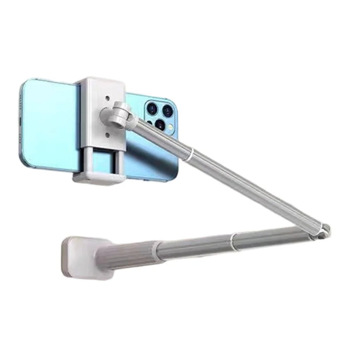 X6 Multi-Functional Rotating Phone Stand 360° Rotation Cantilever Lazy Holder for Live Streaming Overhead Shooting - White - 1