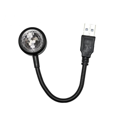 M9 Car Roof Night Light LED Atmosphere Lamp Portable Adjustable USB Romantic Atmosphere Decoration Light for Cars Bedrooms Parties - 1