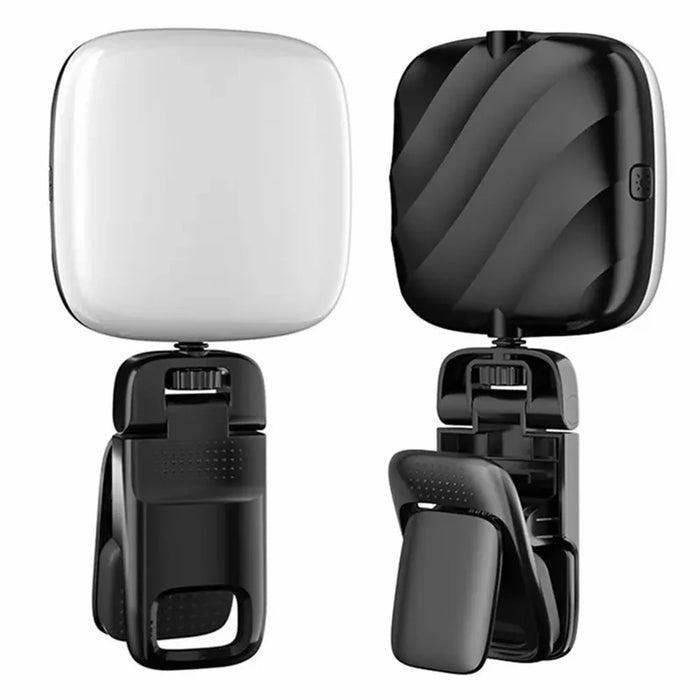 D1 Mini Laptop Phone Clip-on Lamp 3 Color Temperature Live Streaming Fill Light - Black - 2