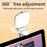 D1 Mini Laptop Phone Clip-on Lamp 3 Color Temperature Live Streaming Fill Light - Black - 4