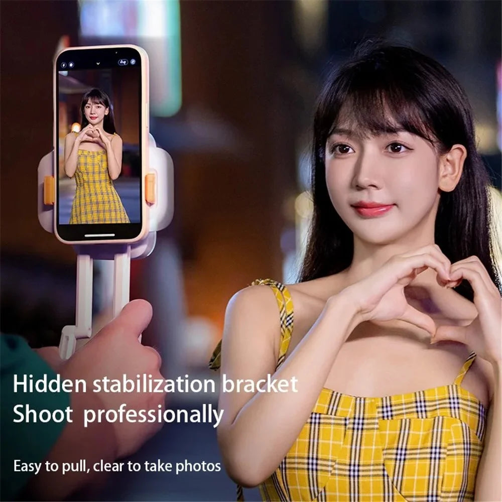 DP2.PRO Foldable Desktop Phone Holder Fill Light Live Streaming Video Recording Fill Light - 4