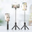 P60D Extendable Tripod 360 Degree Rotation Portable Bluetooth-compatible Mobile Phone Selfie Stick Monopod - Black - 7
