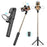 K13 Bluetooth-compatible Selfie Stick Folding Tripod Stand with Flip Up Fill Light and HD Mirror - 1