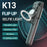 K13 Bluetooth-compatible Selfie Stick Folding Tripod Stand with Flip Up Fill Light and HD Mirror - 2