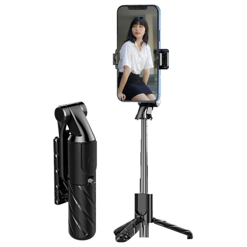 K03 Portable Bluetooth-compatible Selfie Stick with Remote Control Adjustable Height Tripod Stand - 1