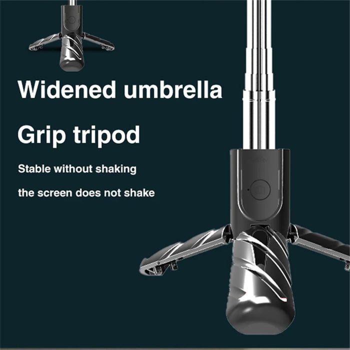 K03 Portable Bluetooth-compatible Selfie Stick with Remote Control Adjustable Height Tripod Stand - 3