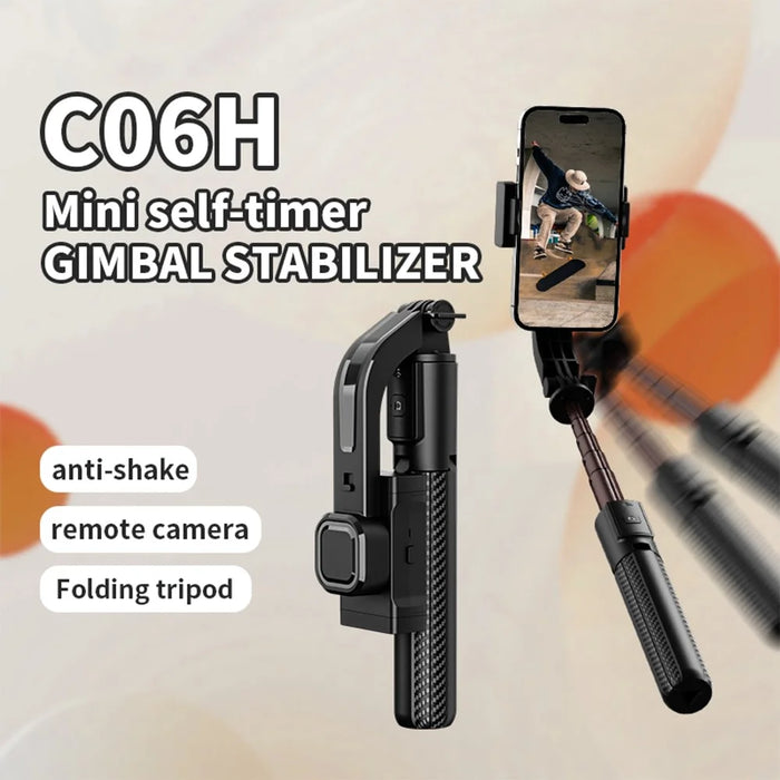 C06H Single Axis Gimbal Stabilizer Anti-Shake Tripod Bluetooth-compatible Selfie Stick - 2