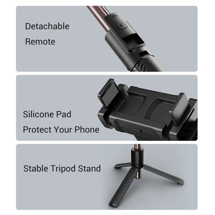 C06H Single Axis Gimbal Stabilizer Anti-Shake Tripod Bluetooth-compatible Selfie Stick - 7