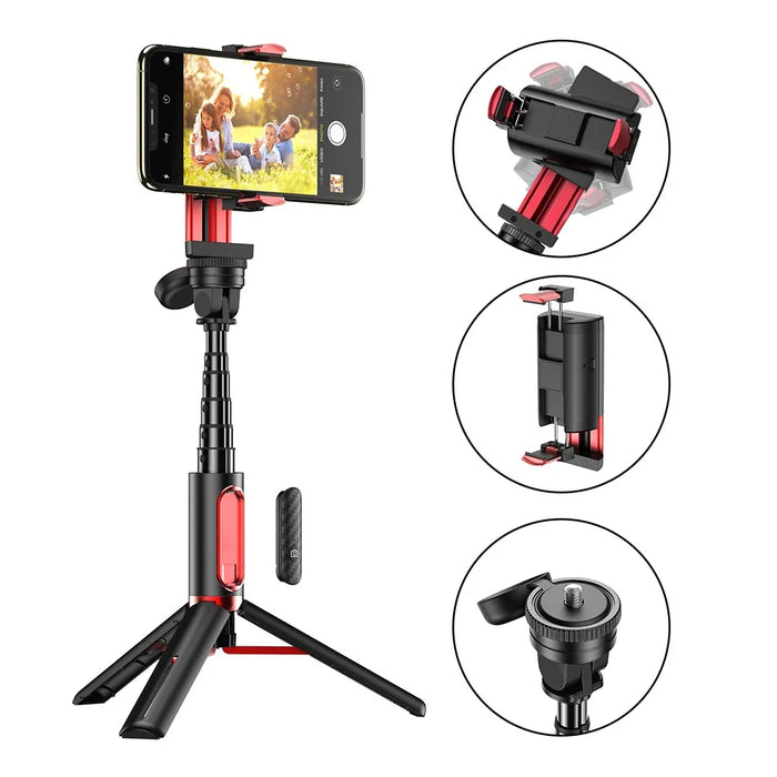 APEXEL APL-D8 Multifunctional Bluetooth-compatible Selfie Stick Uniaxial Handheld Stabilizer Tripod - 3