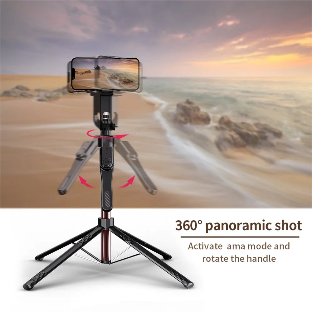 C11 1.85m Aluminum Alloy Rod Extendable Four-Legged Stand Phone Holder Bluetooth-compatible Selfie Stick with 1 Fill Light - 6