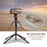 C11 1.85m Extendable Four-Legged Floor Stand Phone Holder Bluetooth-compatible Selfie Stick with 2 Fill Lights - 6