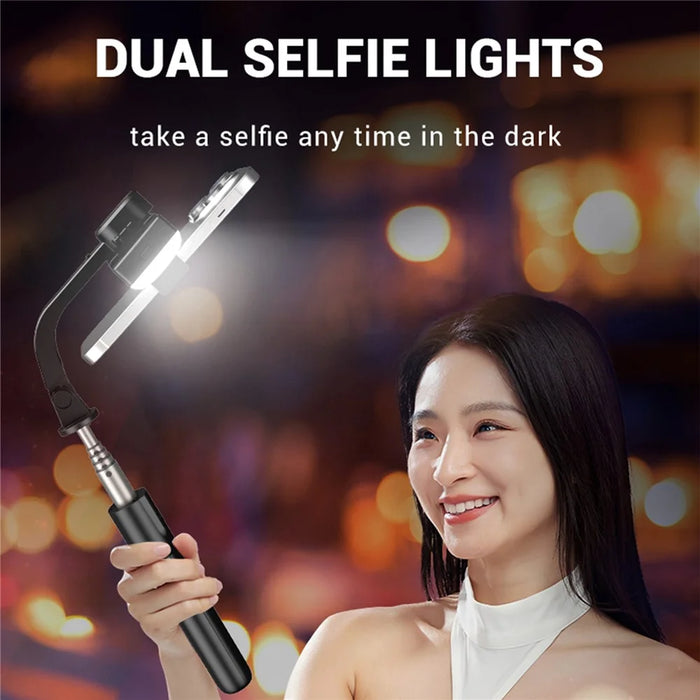 C06 Phone Gimbal Extendable Tripod Stand Anti-Shake Stabilizer Live Streaming Bluetooth-compatible Selfie Stick - 7