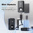 P135-V1 Selfie Stick Stable 4-Leg Tripod Phone Holder Stand with Remote Control+Single Fill Light - Black - 5