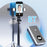 P135-V2 Selfie Stick Stable 4-Leg Tripod Phone Holder Stand with Remote Control+Dual Fill Lights - Black - 7