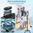 P06 Phone Holder Live Streaming Extendable Four-Leg Floor Stand Bluetooth-compatible Selfie Stick - Black - 5