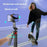 P185TK Extendable Four-Leg Floor Stand Phone Live Streaming Bluetooth-compatible Selfie Stick with 10-inch Fill Light - 3