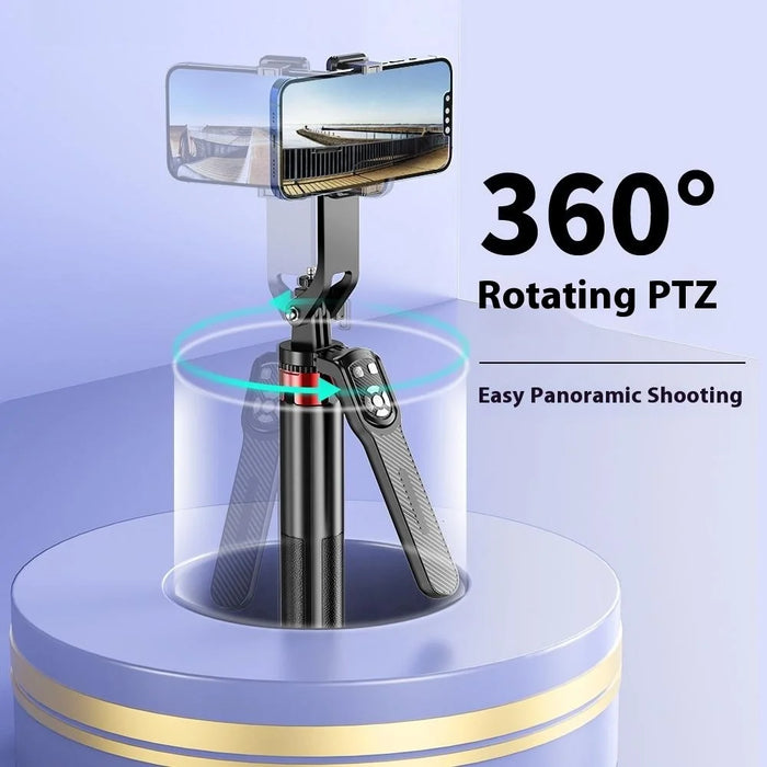 P185TK-V1 Extendable Phone Holder Four-Leg Floor Stand Live Streaming Bluetooth-compatible Selfie Stick with 1 Fill Light - 2
