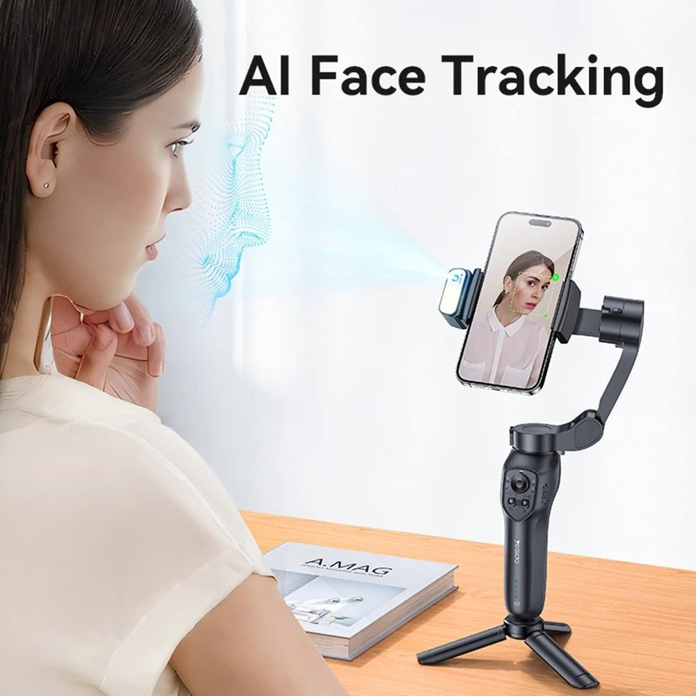 YESIDO SF21 3-Axis Auto Face Tracking Smartphone Holder Gimbal Stabilizer with Tripod Stand - 5