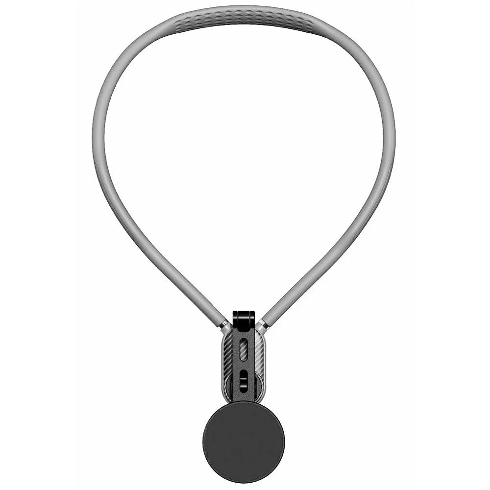 SCS-NH005 Magnetic Phone Neck Mount Neck Phone Holder POV / Vlog Selfie Mount, (Extended Version) - Grey - 2