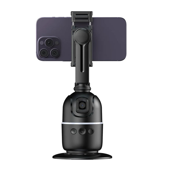 P03 Smart AI Follow Gimbal Face Tracking Phone Holder Desktop Free Rotation Photography Stabilizer - 1