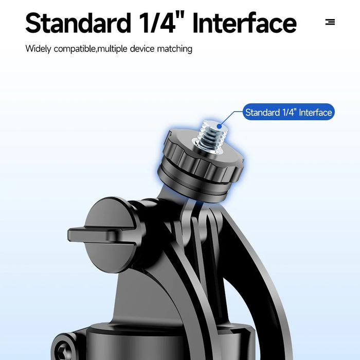C18 1800mm Extendable Panoramic 4-Leg Tripod Stand Folding Selfie Stick for Streaming and Vlogging - 5