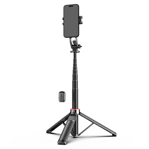 C20 Magnetic Phone Holder Folding Selfie Stick Extendable Aluminum Alloy Pole Tripod Stand - 1