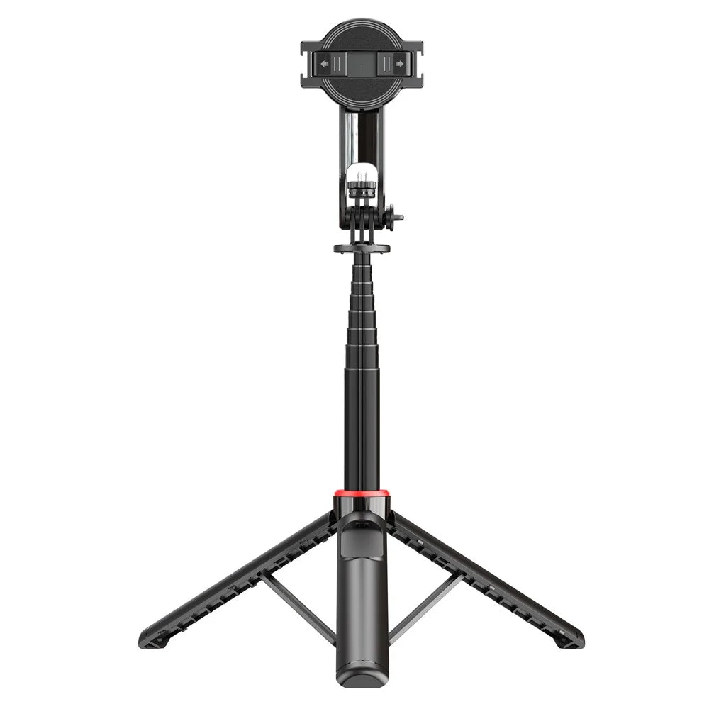 C20 Magnetic Phone Holder Folding Selfie Stick Extendable Aluminum Alloy Pole Tripod Stand - 2