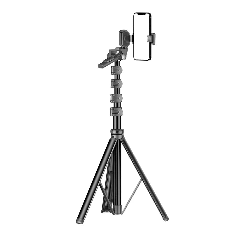 C06 1.83m Extendable Tripod Phone Camera Floor Stand Aluminum Alloy Bluetooth-compatible Selfie Stick - 1