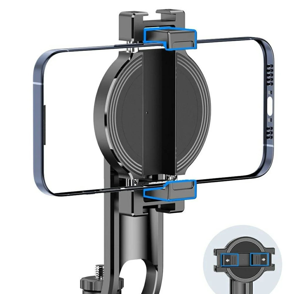 C20 1.3m Magnetic Selfie Stick Aluminum Alloy Extendable Tripod for Travel Live Streaming - 4