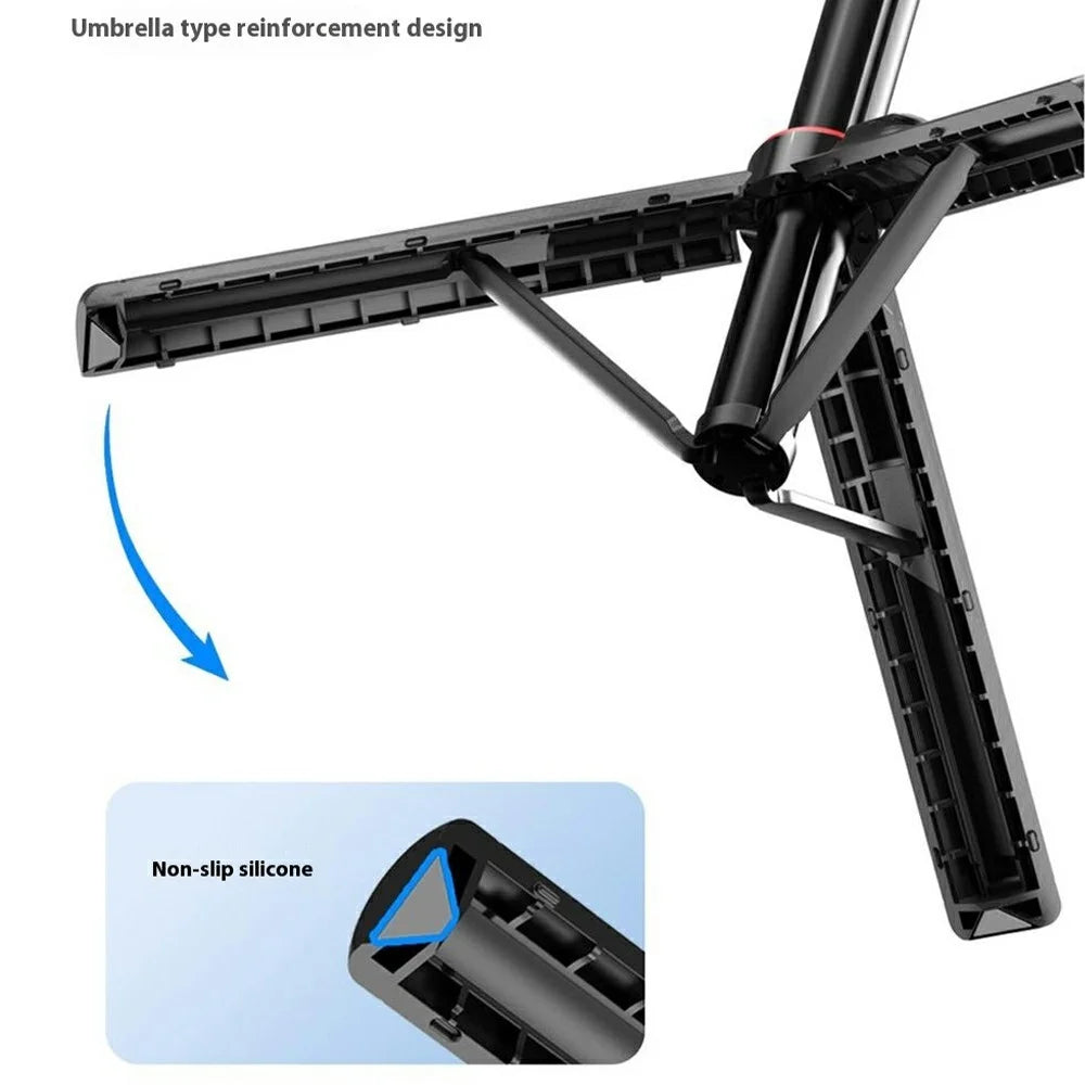 C20 1.3m Magnetic Selfie Stick Aluminum Alloy Extendable Tripod for Travel Live Streaming - 6