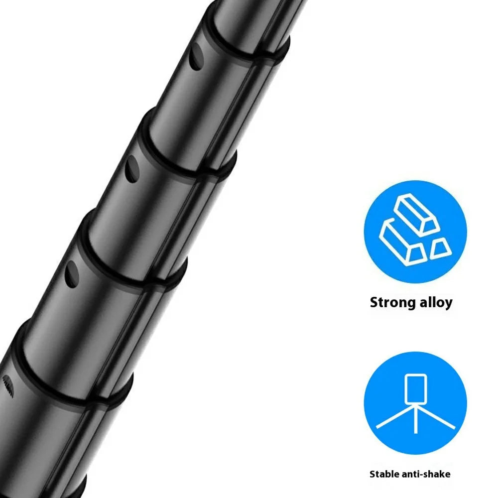 C20 1.3m Magnetic Selfie Stick Aluminum Alloy Extendable Tripod for Travel Live Streaming - 7