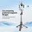 C10 Handheld Phone Stabilizer Gimbal AI Face Tracking Vlog Live Streaming Selfie Stick with 2 Fill Lights - Black+Red - 4