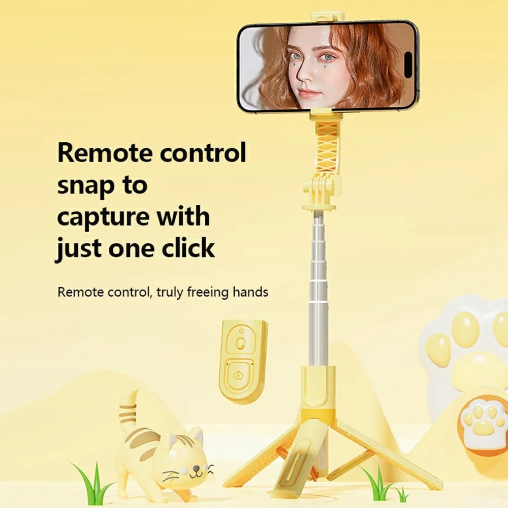 KT02 Integrated Desktop Stand Cartoon Tripod Selfie Stick for Live Streaming Shooting, Basic Version - 4
