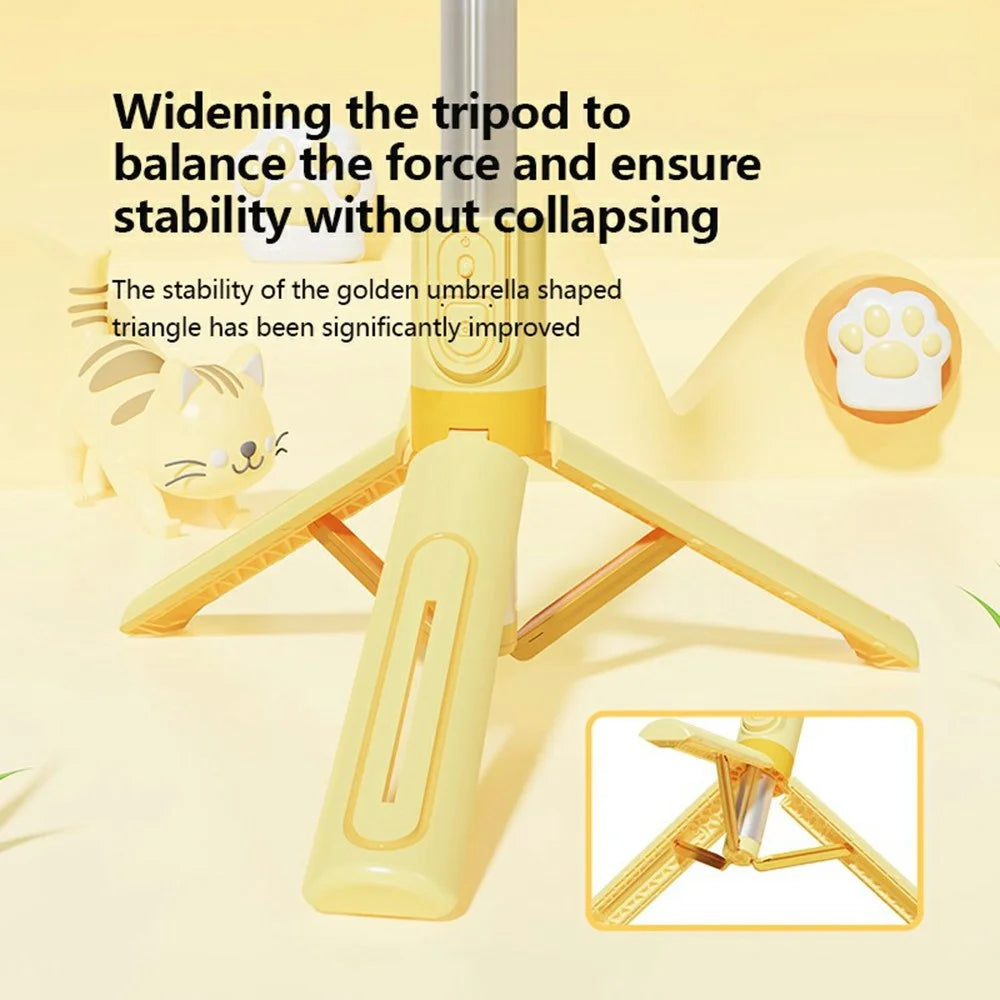 KT02 Integrated Desktop Stand Cartoon Tripod Selfie Stick for Live Streaming Shooting, Basic Version - 7
