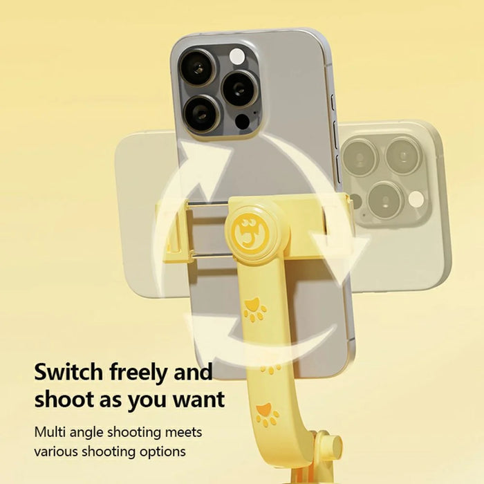 KT02 A1 Cartoon Tripod Selfie Stick Desktop Live Streaming Stand with Dual Lights - 6