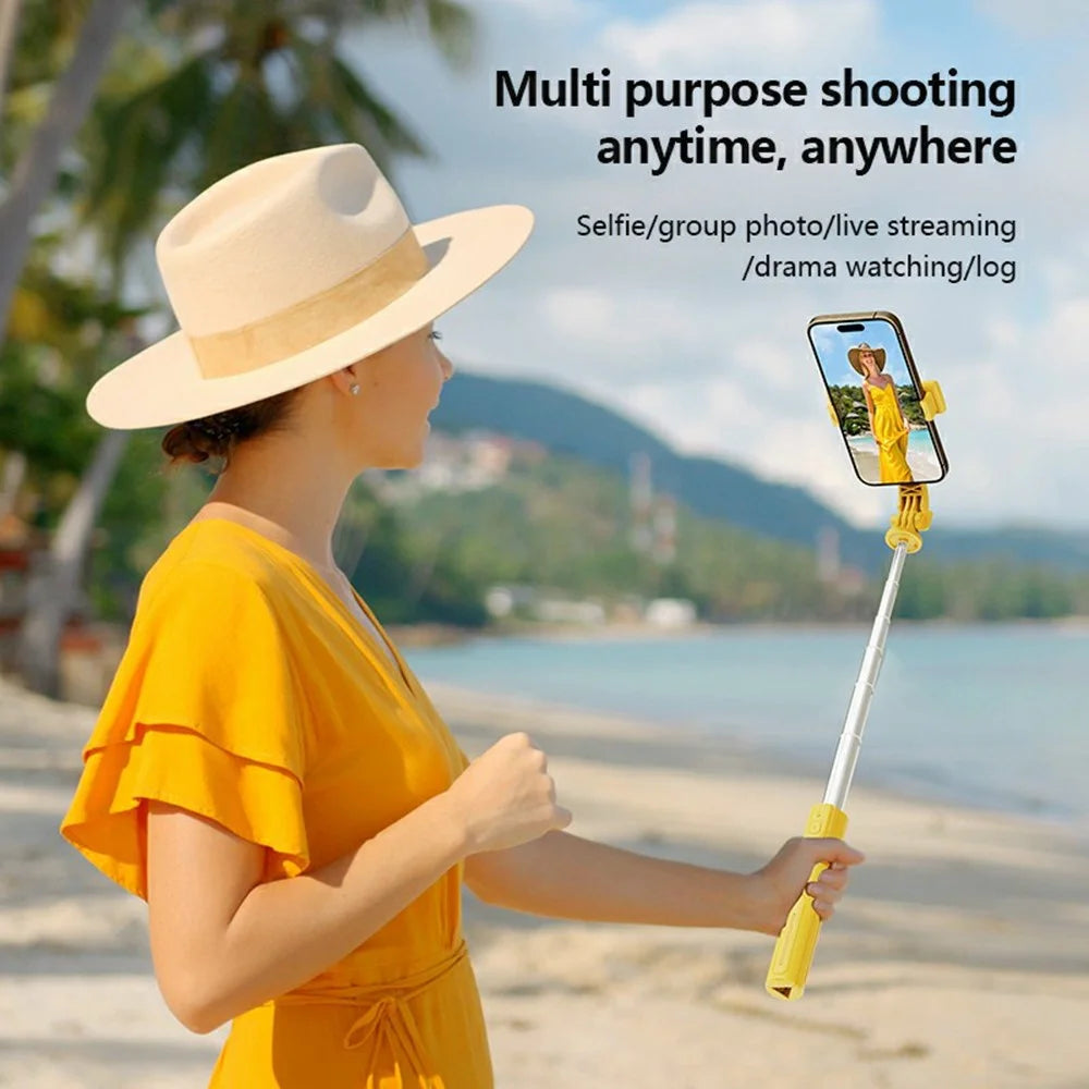 KT02 A10 Cartoon Tripod Selfie Stick Extendable Phone Tripod Stand Shooting Kit with Dual Lights - 5