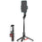 C09 Multifunction Selfie Stick Gimbal Stabilizer for Smartphones Tripod Stand with Magnetic Fill Light - Red  /  Black - 1