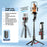 C09 Multifunction Selfie Stick Gimbal Stabilizer for Smartphones Tripod Stand with Magnetic Fill Light - Red  /  Black - 2
