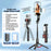 C09 Multifunctional Gimbal Stabilizer for Smartphones Anti-Shake Selfie Stick Tripod with Fill Light - Black / Red - 2