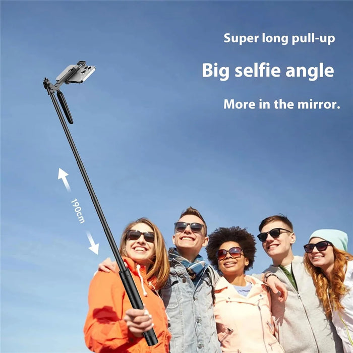 XIAOMIYOUPIN FUNSNAP A81S 1.9m Handheld Stabilizer Selfie Stick Floor Tripod Stand for Smartphones Cameras - 5