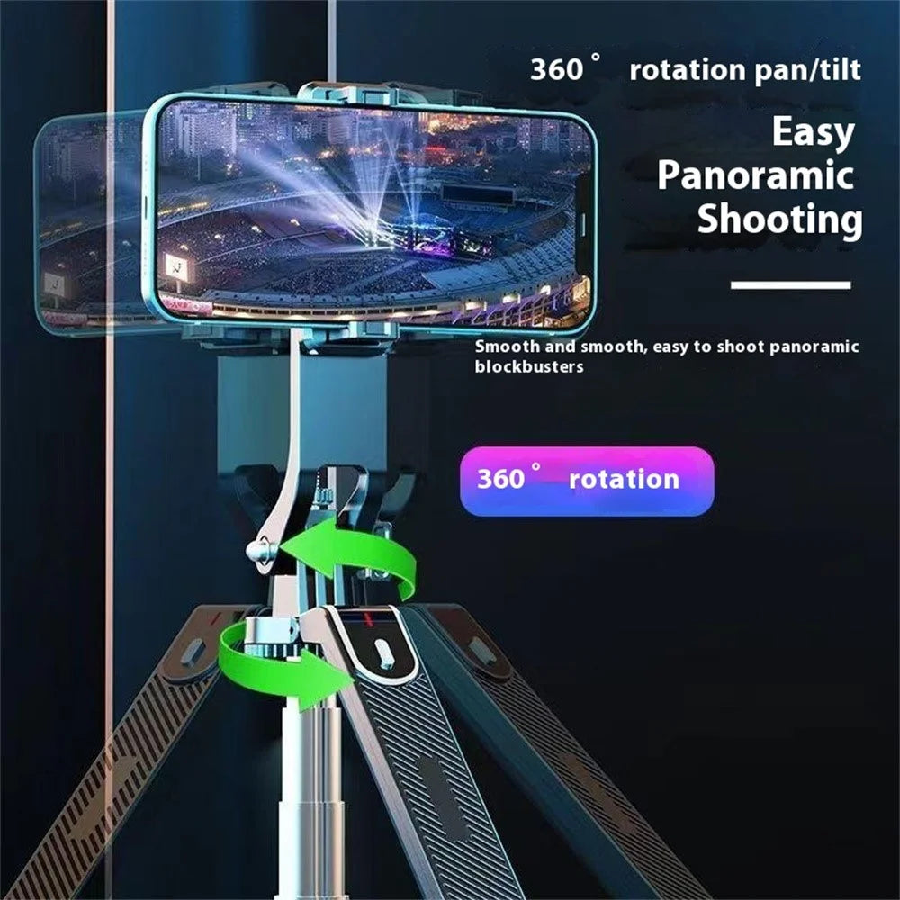 XIAOMIYOUPIN FUNSNAP P185 Multifunction Tripod Stand Anti Shake 1.8m Extendable Handheld Selfie Stick - 2