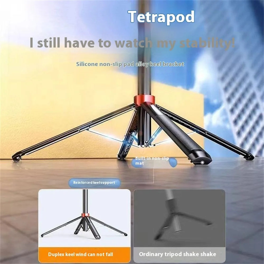 XIAOMIYOUPIN FUNSNAP P185 Multifunction Tripod Stand Anti Shake 1.8m Extendable Handheld Selfie Stick - 5