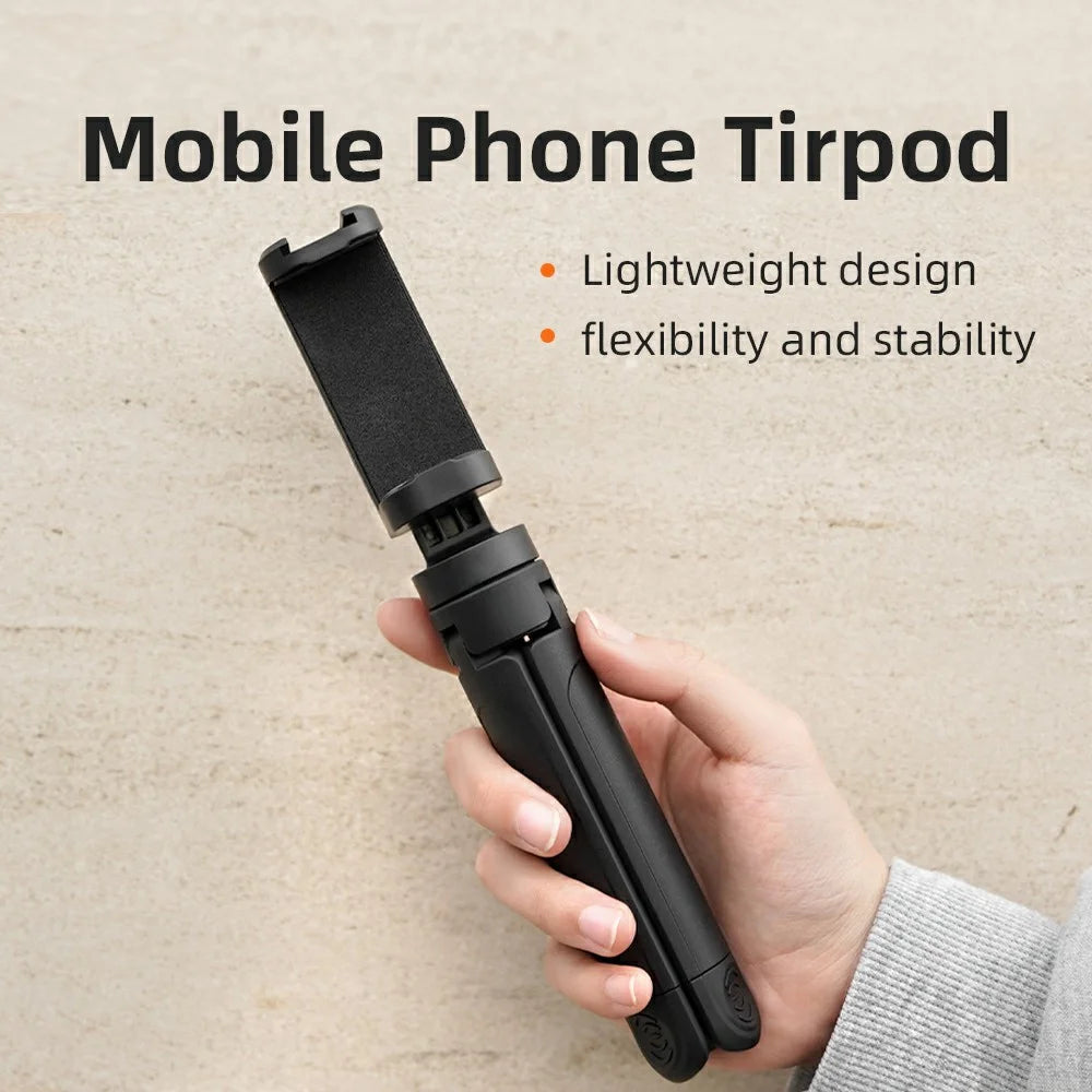 BRDRC Adjustable Phone Tripod Stand with 1 / 4 Scree, Cold Shoe Mount for Photography / Live Streaming - 2
