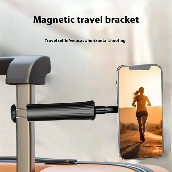 A004 Travel Magnetic Phone Stand with Tripod 360-Degree Rotation Lightweight Portable Phone Holder - 2