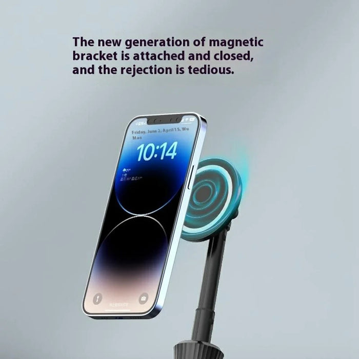 A004 Travel Magnetic Phone Stand with Tripod 360-Degree Rotation Lightweight Portable Phone Holder - 3