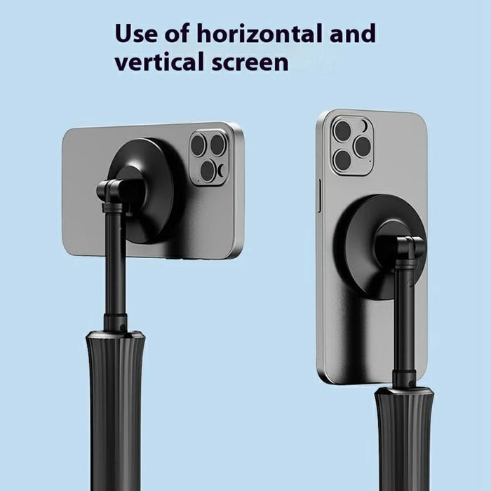 A004 Travel Magnetic Phone Stand with Tripod 360-Degree Rotation Lightweight Portable Phone Holder - 4
