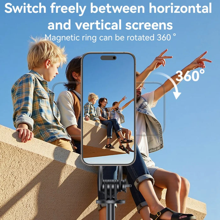 YESIDO SF24 2 In 1 Selfie Stick with Magnetic Phone Holder Extendable Tripod for Android  /  iOS - 4