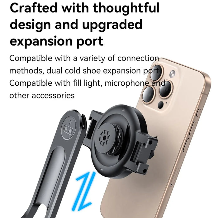 YESIDO SF24 2 In 1 Selfie Stick with Magnetic Phone Holder Extendable Tripod for Android  /  iOS - 5
